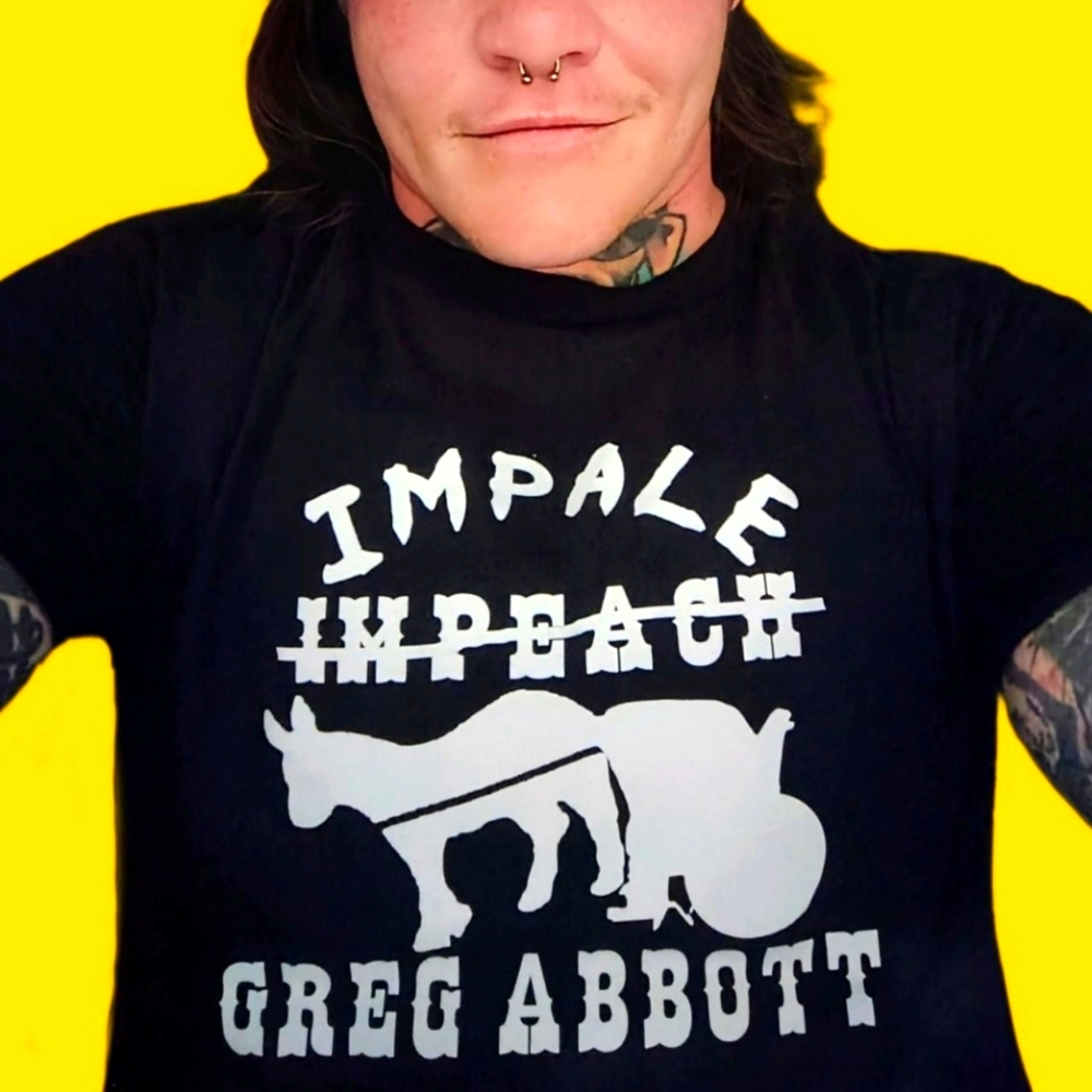Impeach Greg Abbott T-shirt